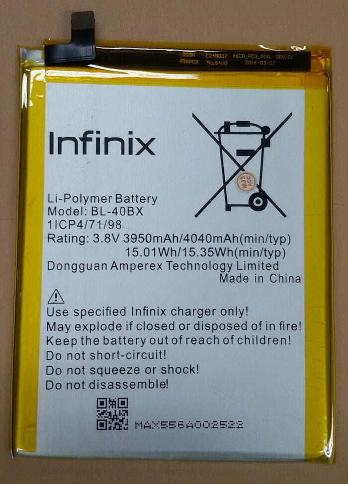 BATTERY INFINIX X600(BL-40BX)